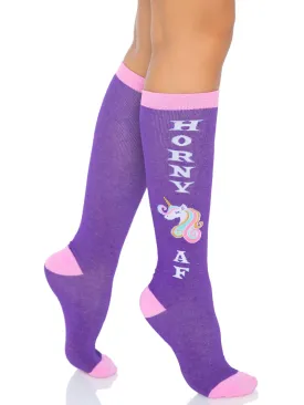 Horny AF Knee Socks