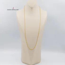 70cm Thin Twisred Chain