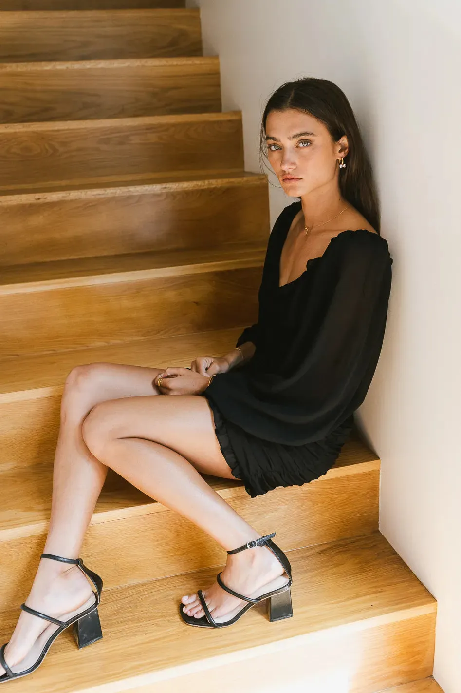 Adia Mini Dress in Black - FINAL SALE