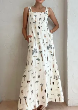 Alohi Graphic Print Maxi Dress