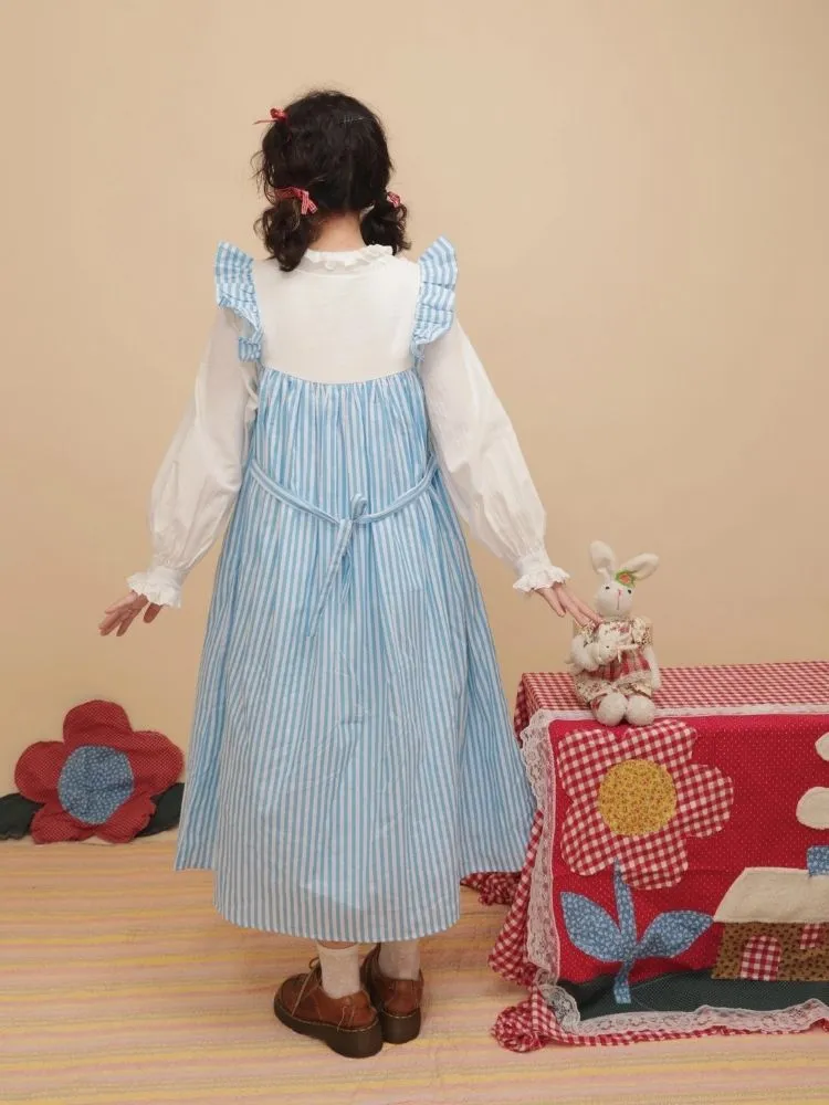 Antique Girl Blue Sundress【s0000003126】