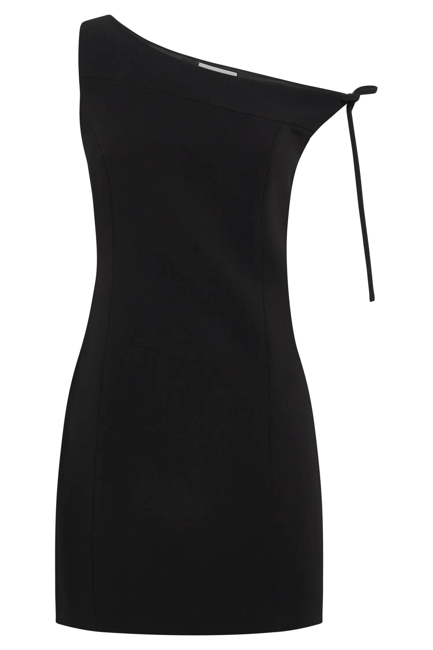 Baker Suiting Off Shoulder Dress - Black