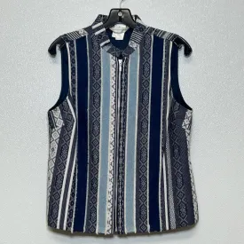 Blue Vest Designer Christopher And Banks, Size S