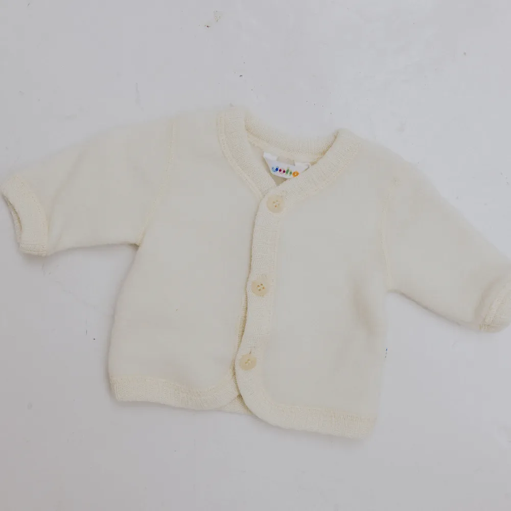 Cardigan - Wool Fleece - Cream