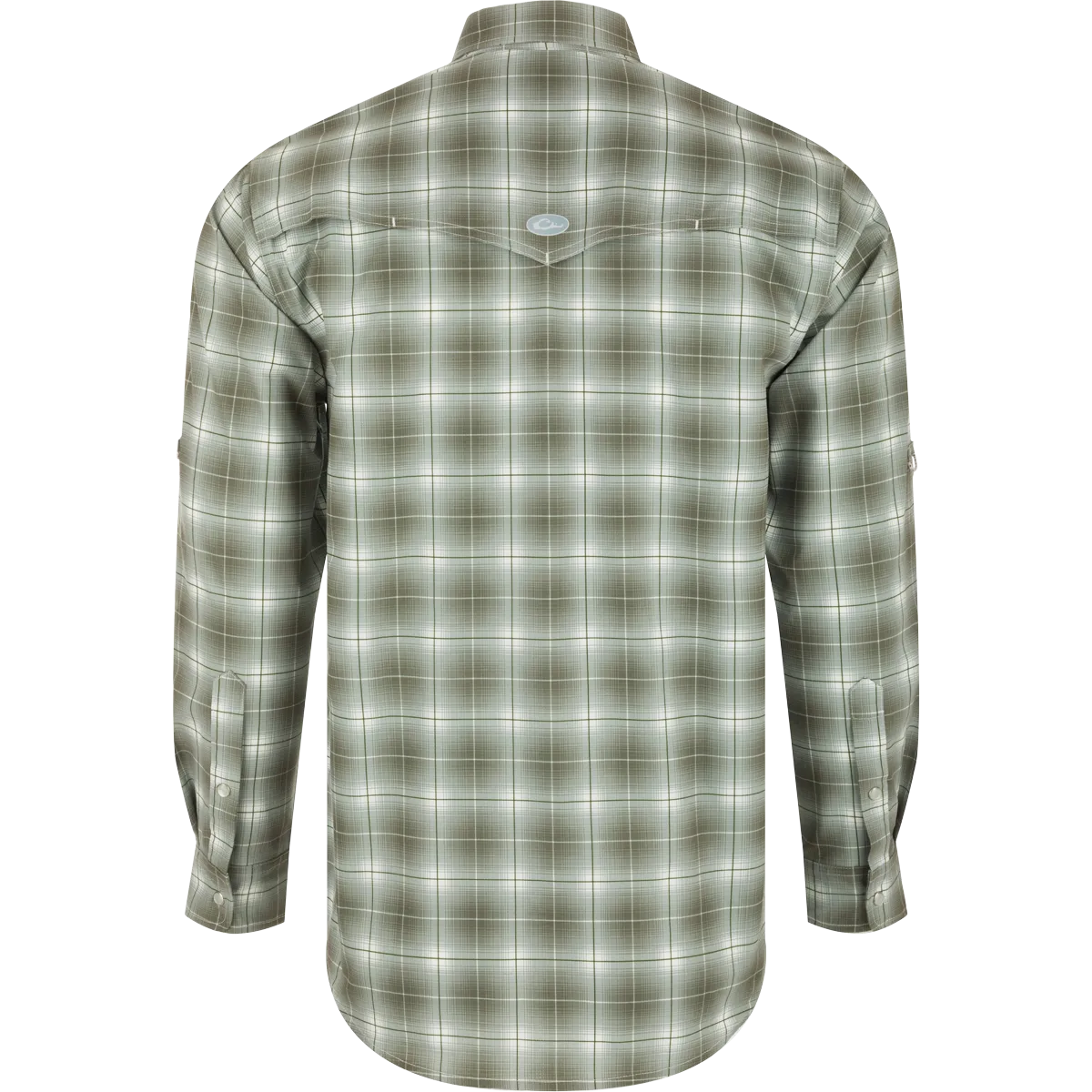 Cinco Ranch Western Fall Plaid Button-Down Long Sleeve Shirt