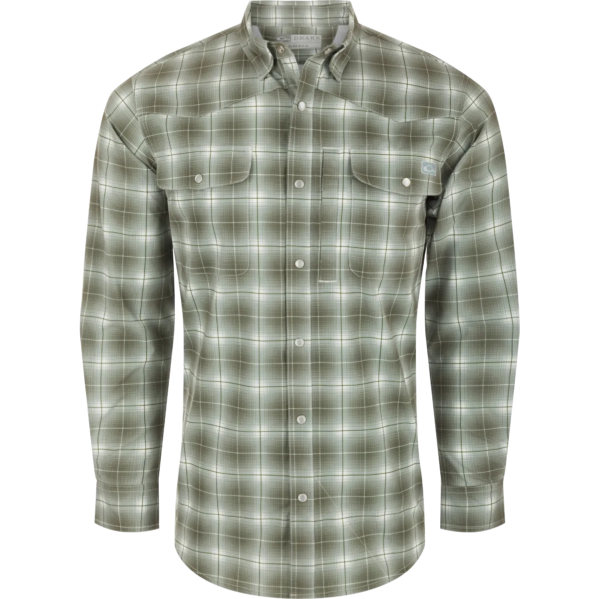 Cinco Ranch Western Fall Plaid Button-Down Long Sleeve Shirt