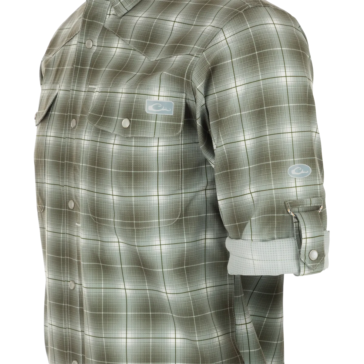 Cinco Ranch Western Fall Plaid Button-Down Long Sleeve Shirt