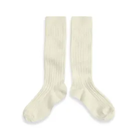 Collegien Knee Socks - cream