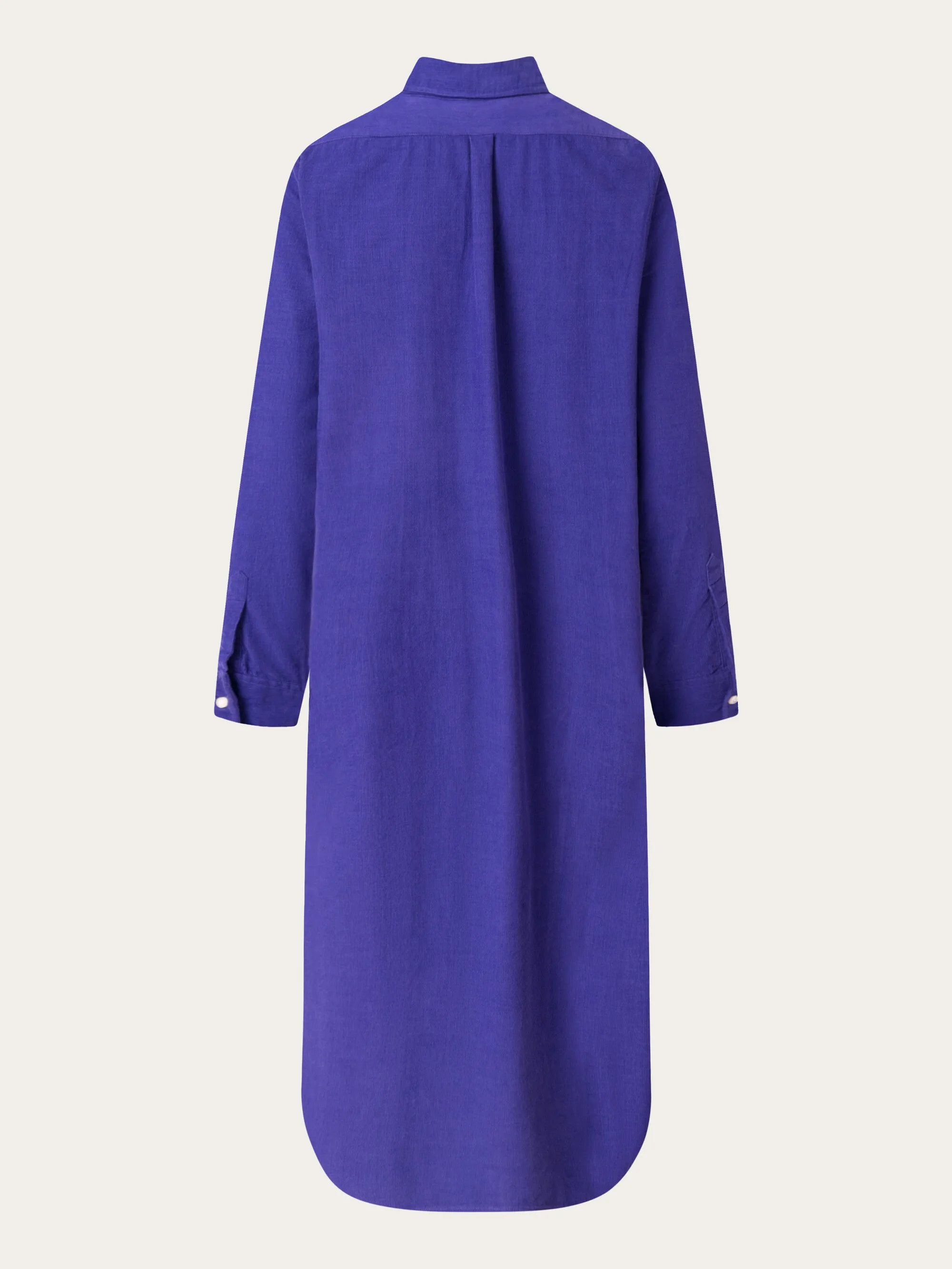 Corduroy shirt dress - Deep Purple