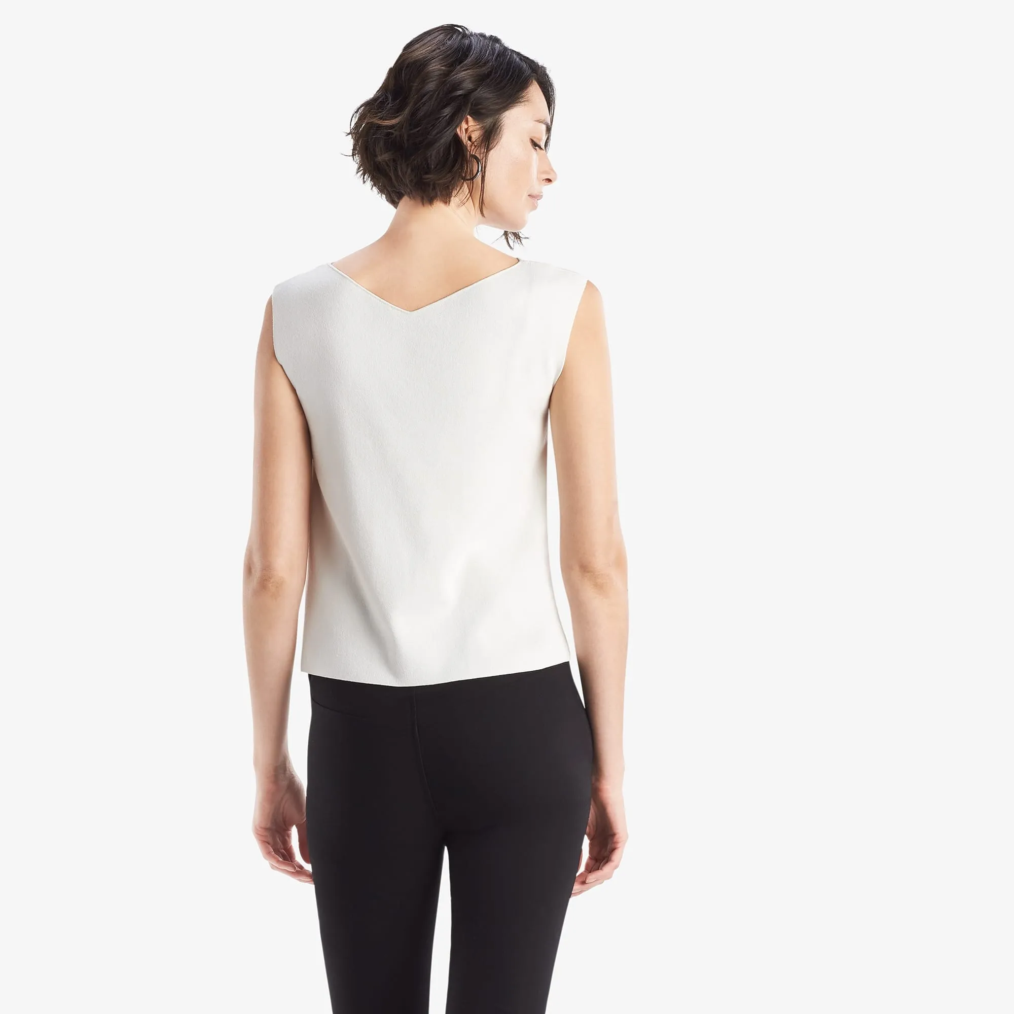 Eileen Top - Eco 365Knit :: Ivory