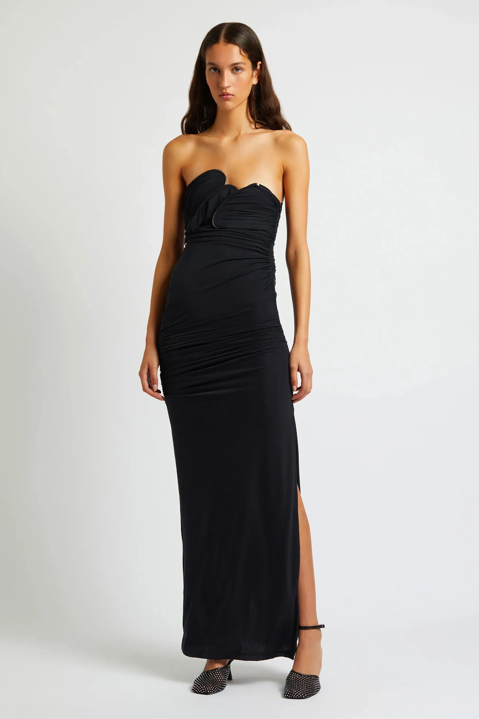 Encompassed Looped Bodice Dress