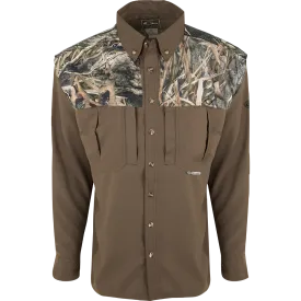 EST Two-Tone Camo Flyweight Wingshooter's Shirt L/S