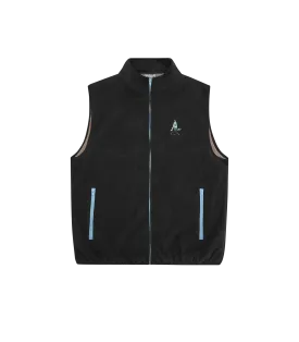 FLEECE VEST - BLACK