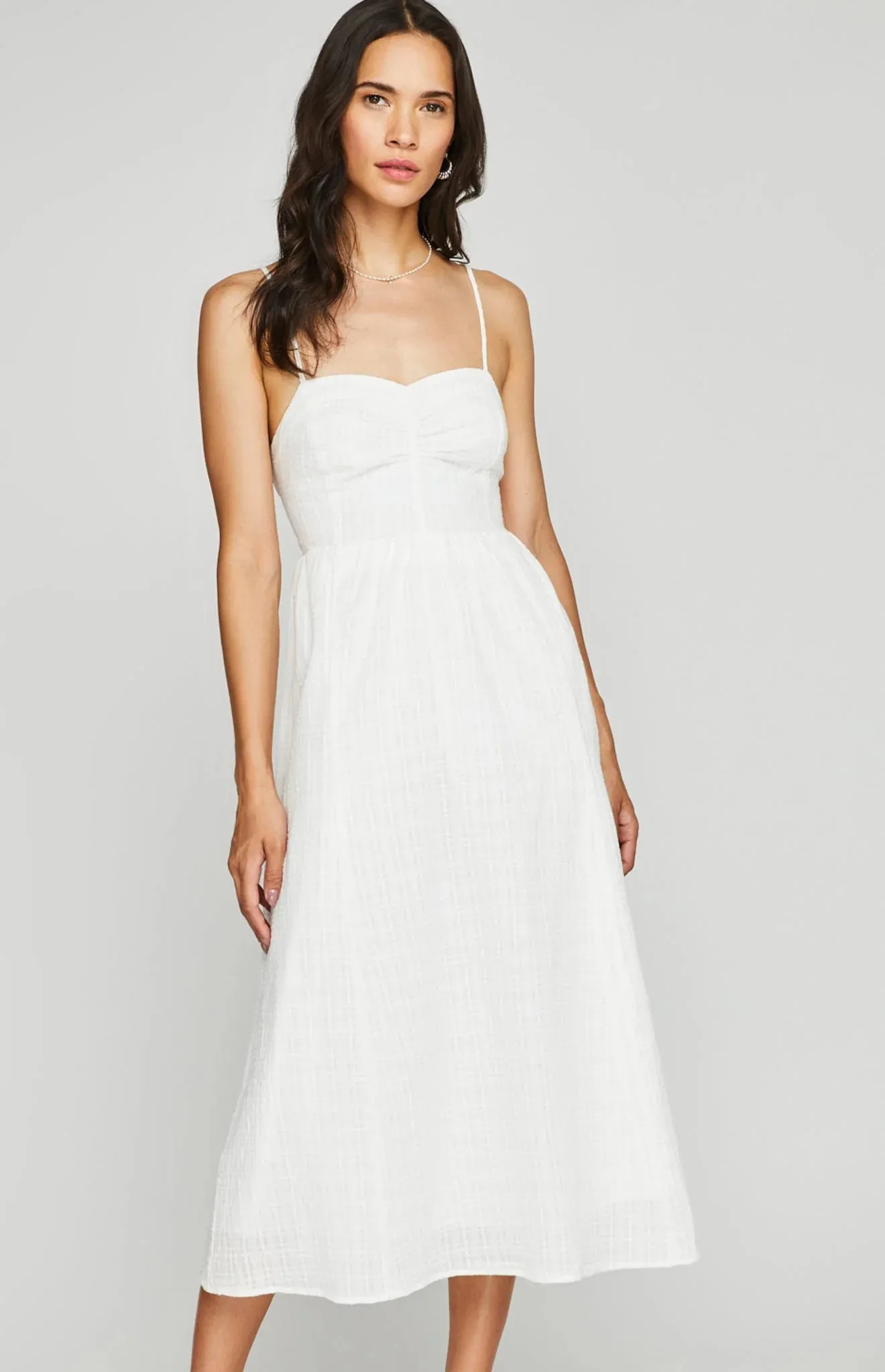 GENTLE FAWN ALLISON DRESS - WHITE