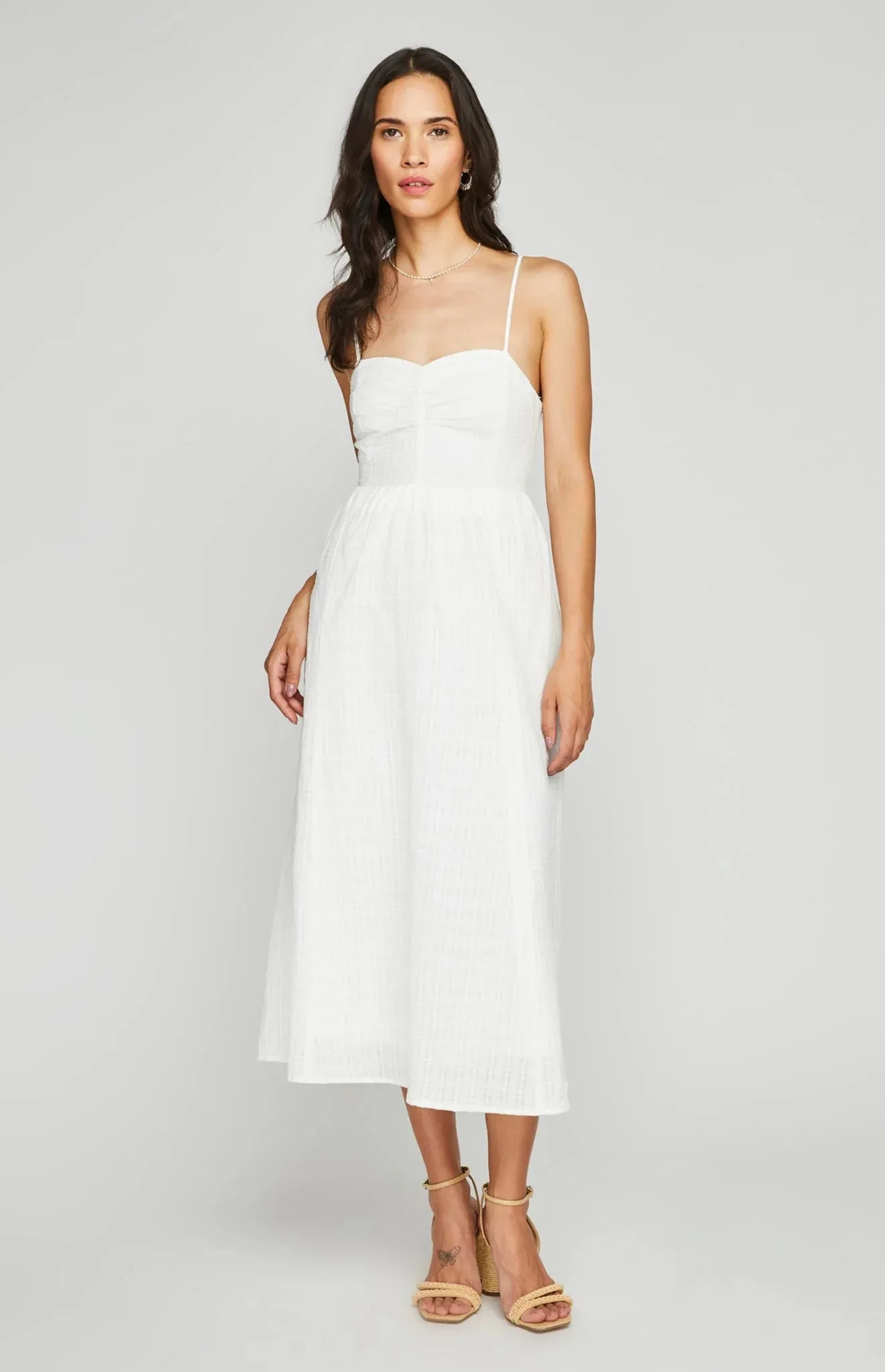 GENTLE FAWN ALLISON DRESS - WHITE