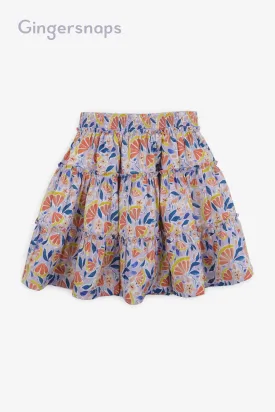 Gingersnaps Printed Tiered Skirt