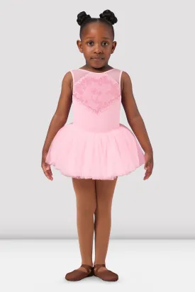 Girls Lyra Cross Back Tutu Dress