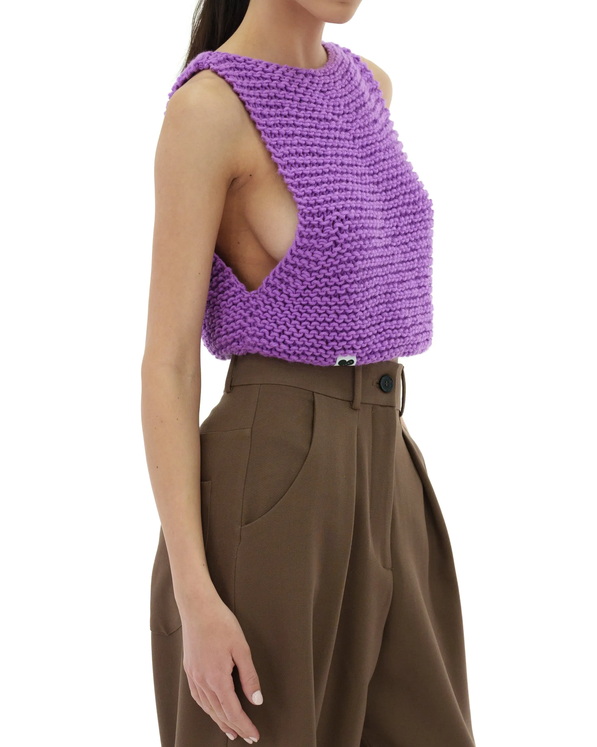 Halter Knit Top