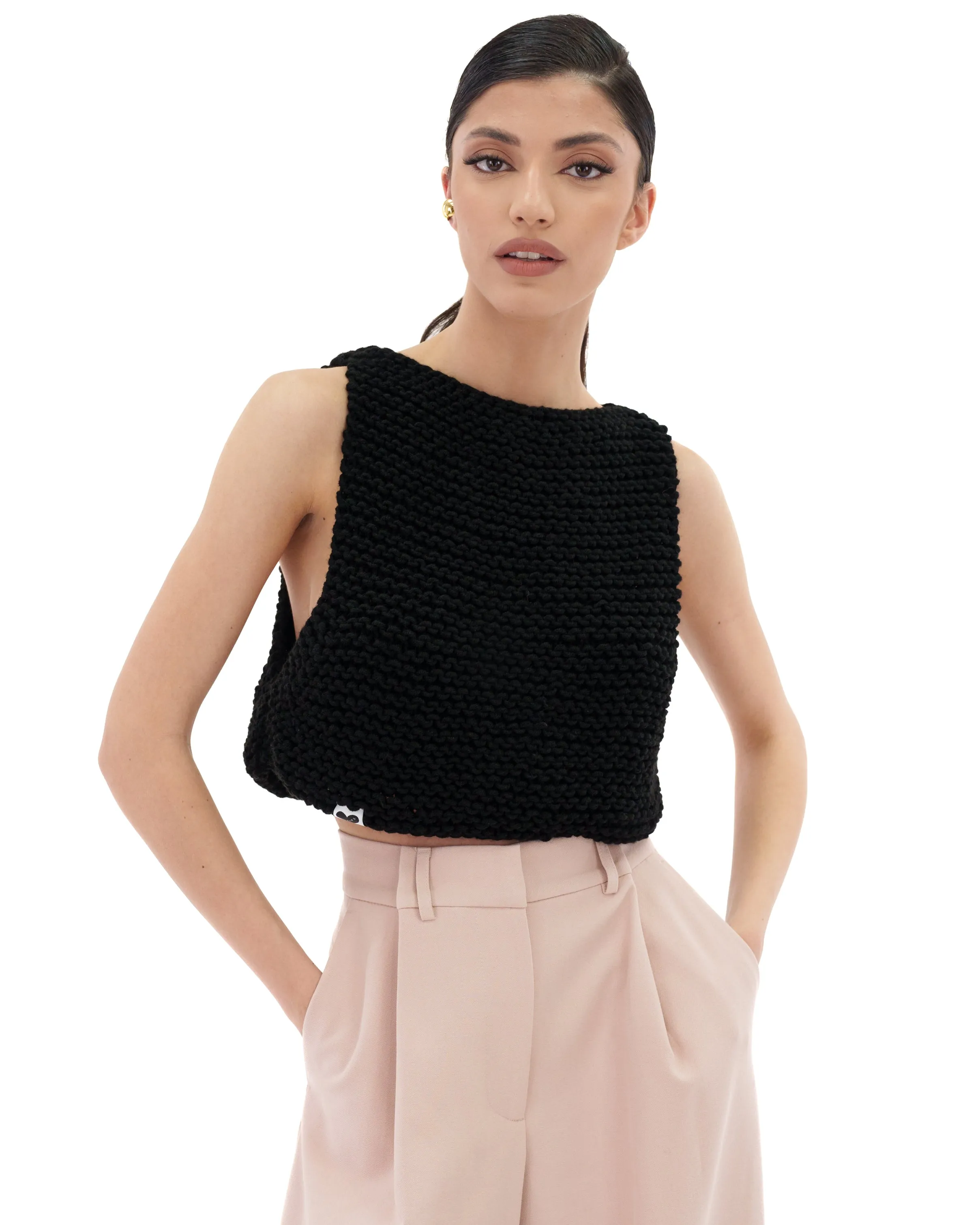 Halter Knit Top