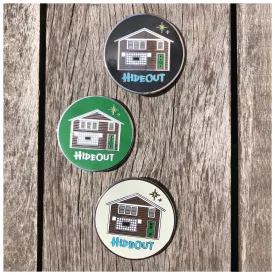 Hideout Enamel Pins