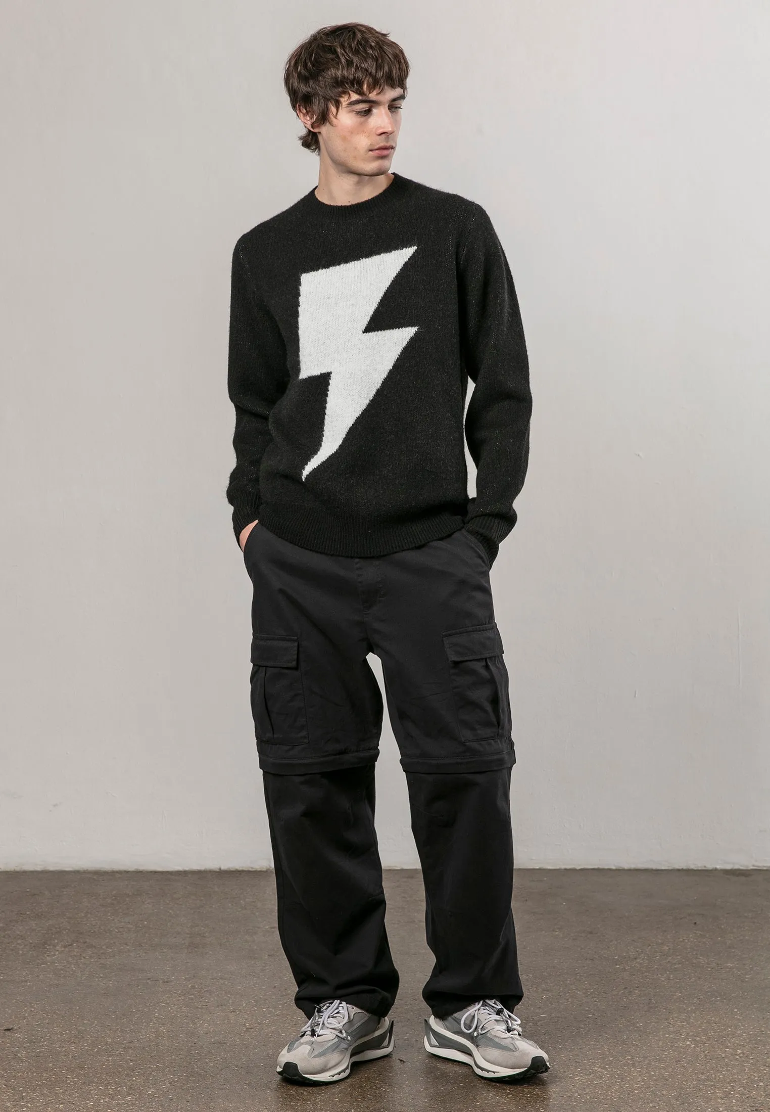 LIGHTNING KNIT BLACK