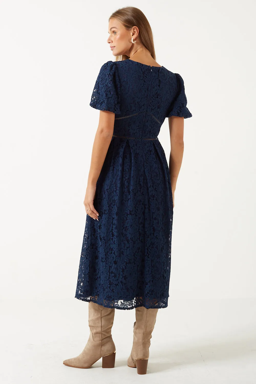 Marc Angelo Lace Midi Dress