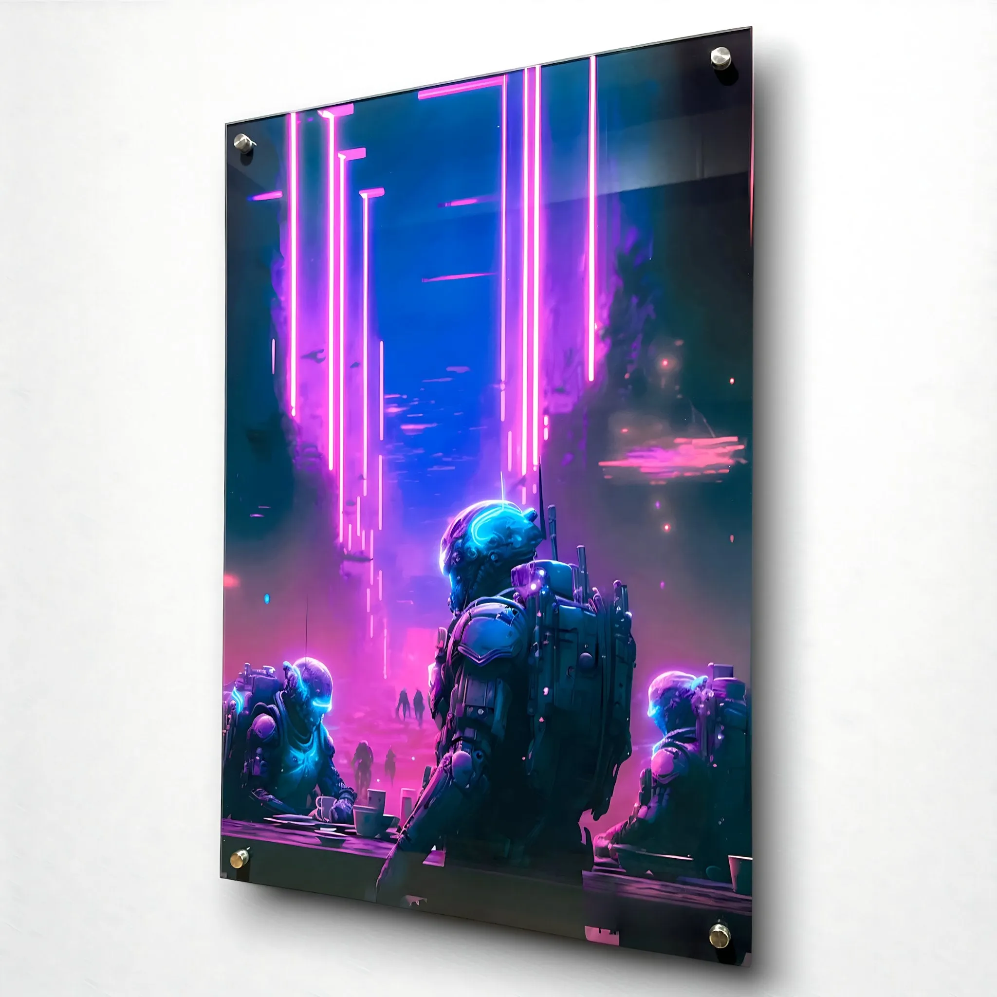 Space Mafia (Sci-Fi) Acrylic Wall Art