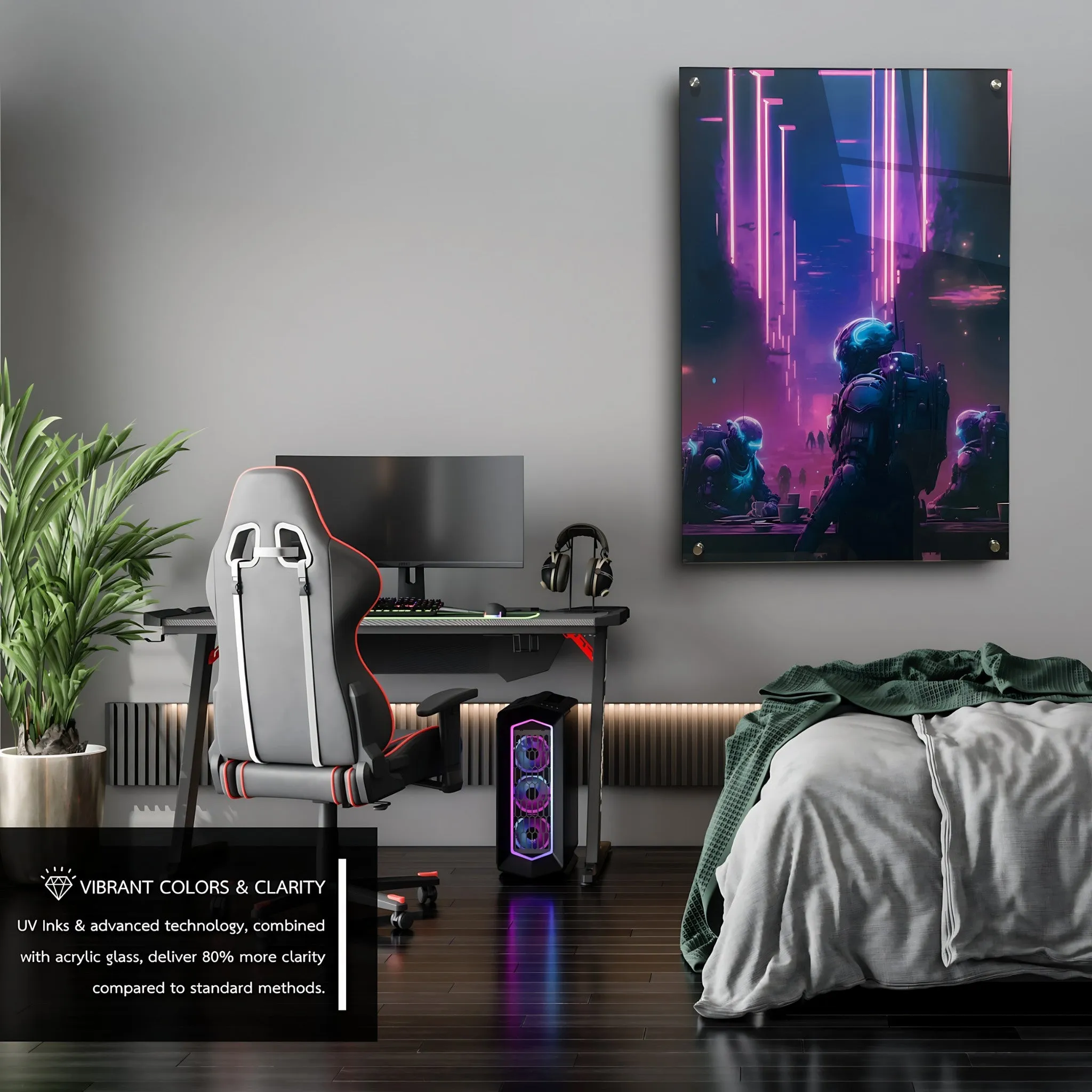 Space Mafia (Sci-Fi) Acrylic Wall Art