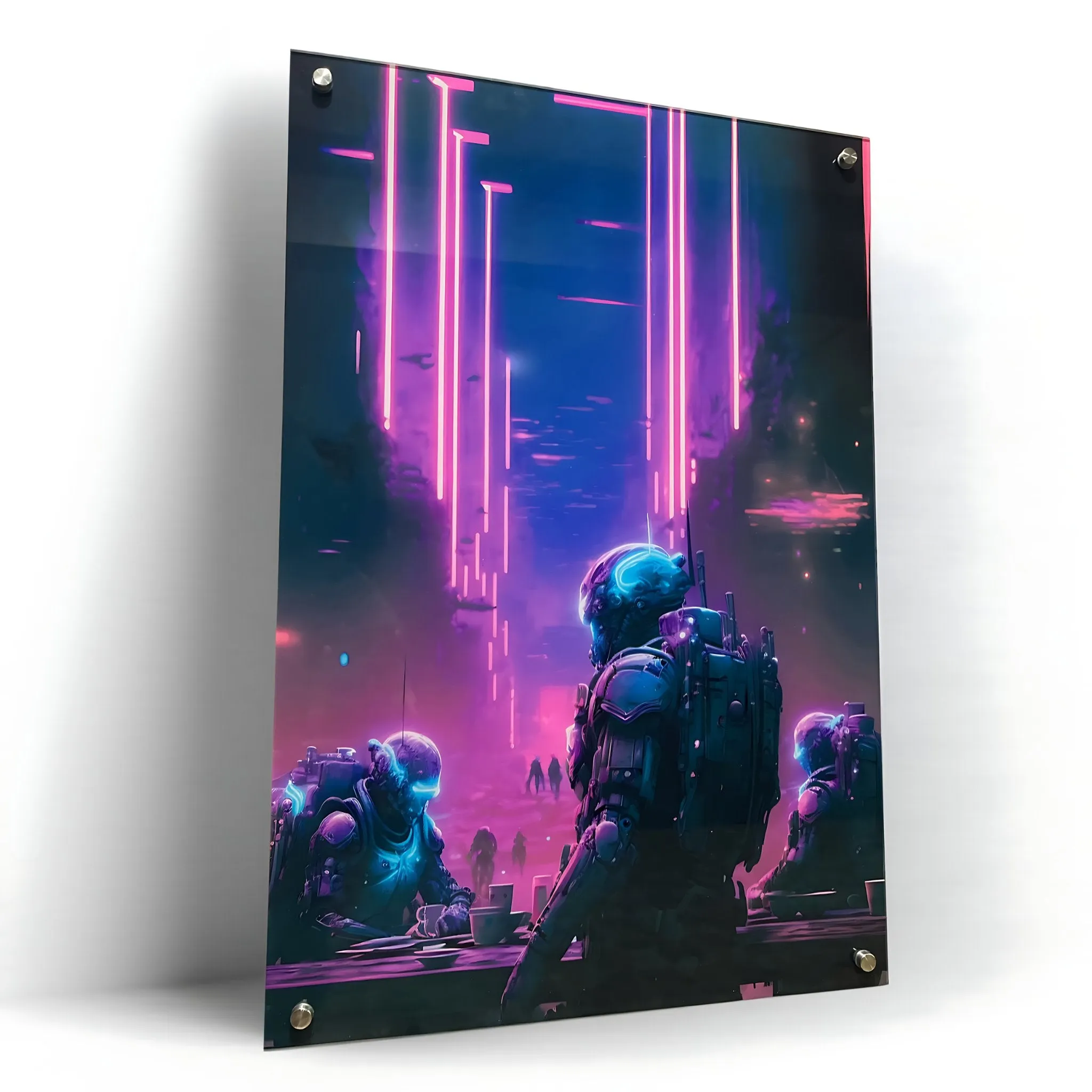 Space Mafia (Sci-Fi) Acrylic Wall Art