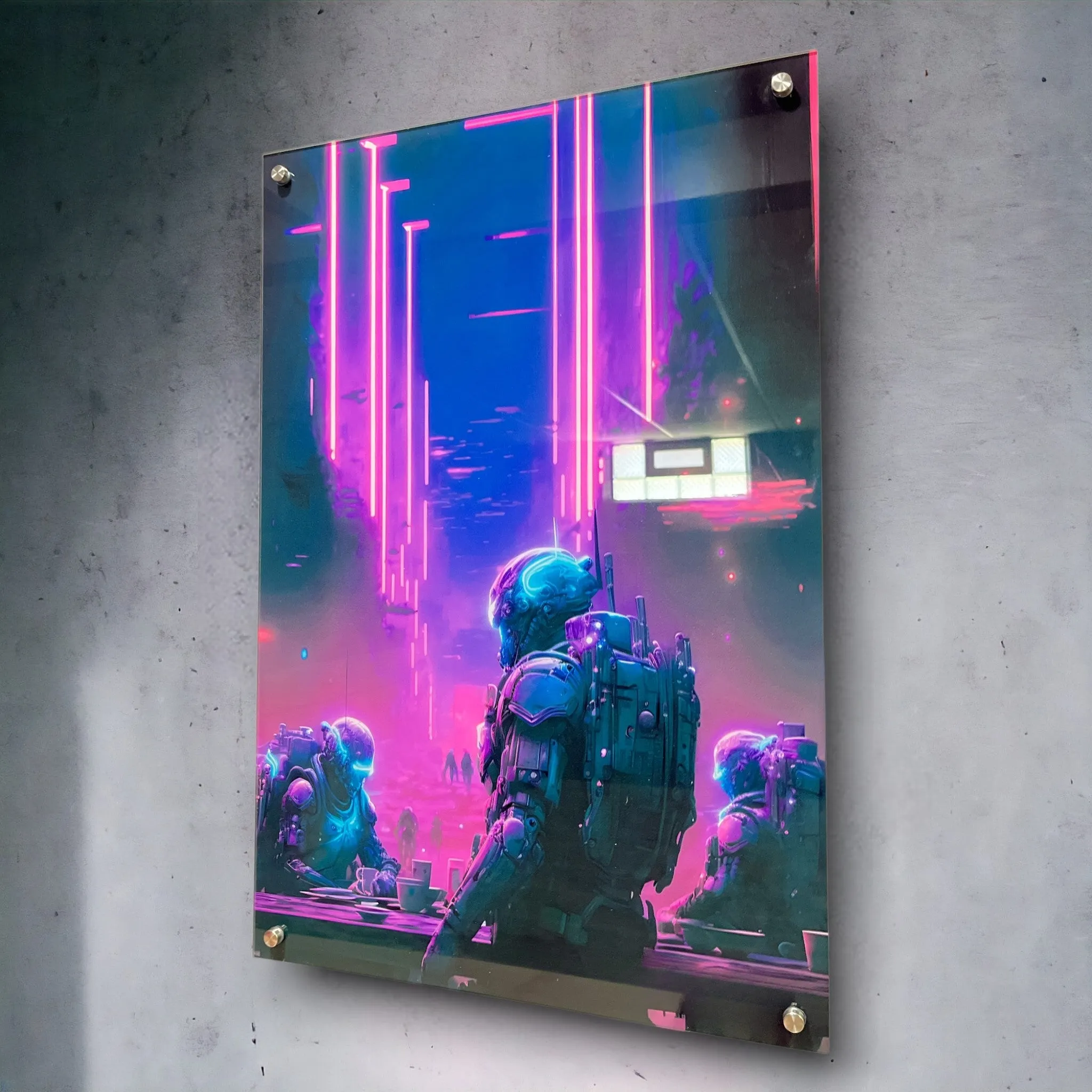 Space Mafia (Sci-Fi) Acrylic Wall Art