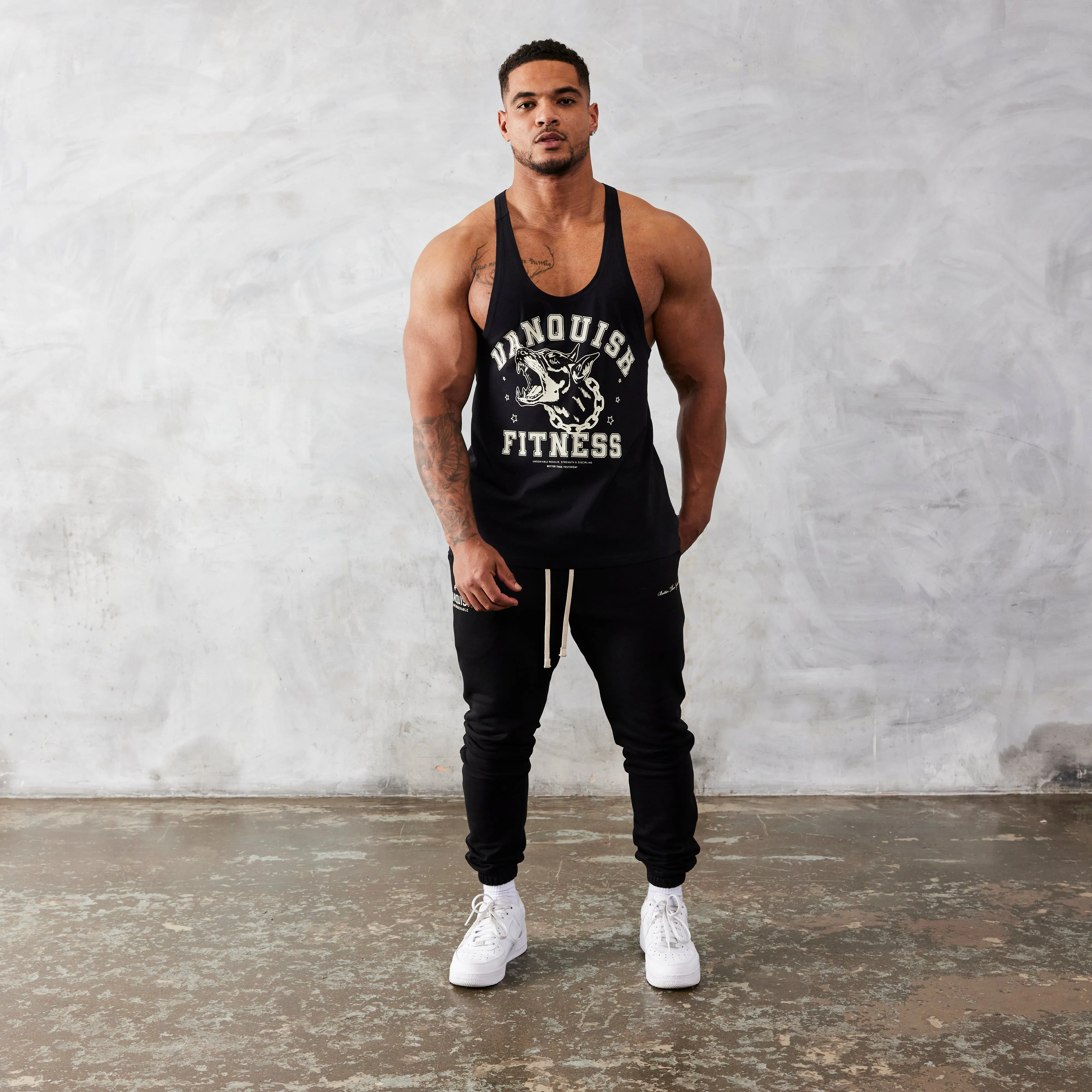 Vanquish TSP Black Dobermann Stringer Vest