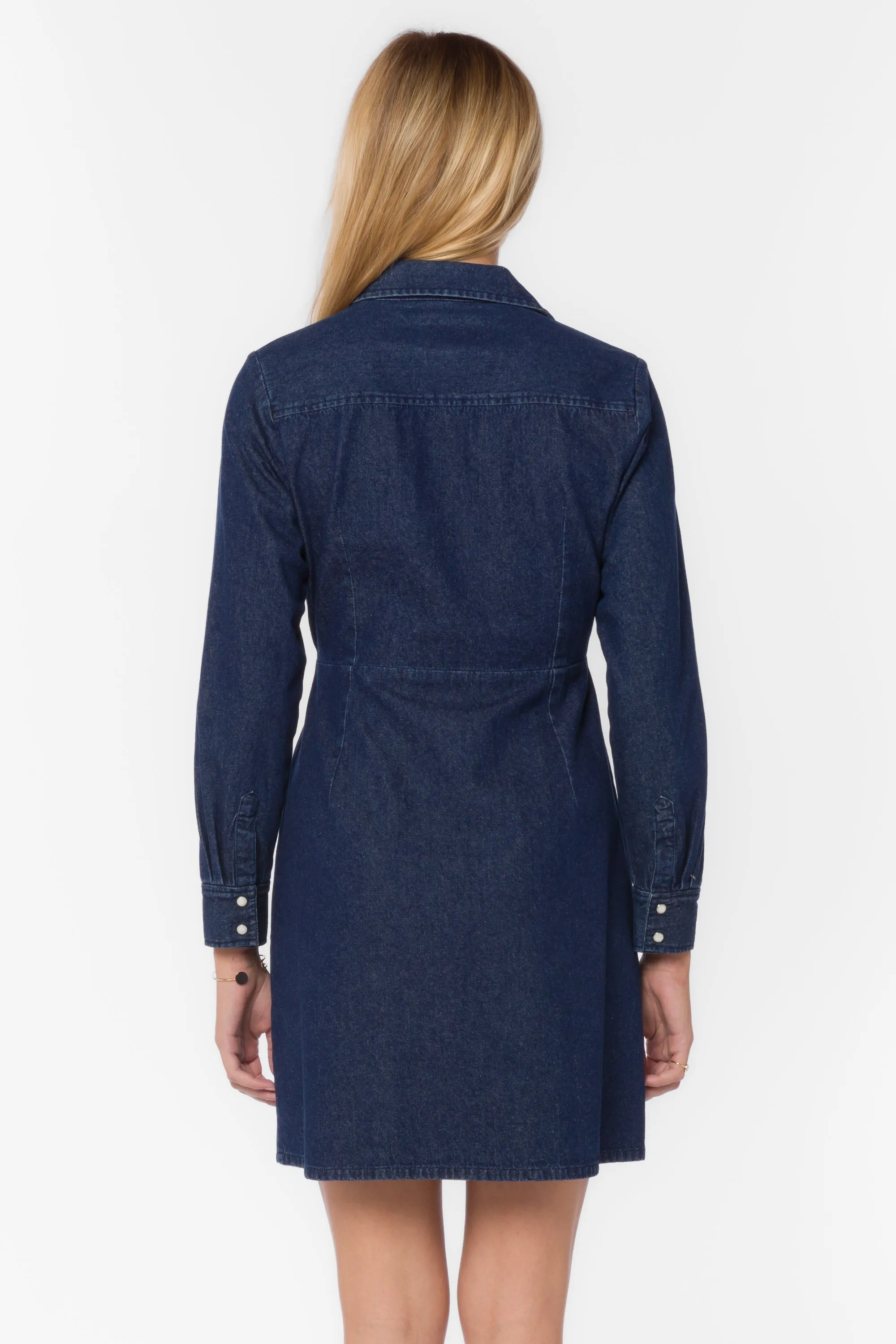 Vera Deep Indigo Dress