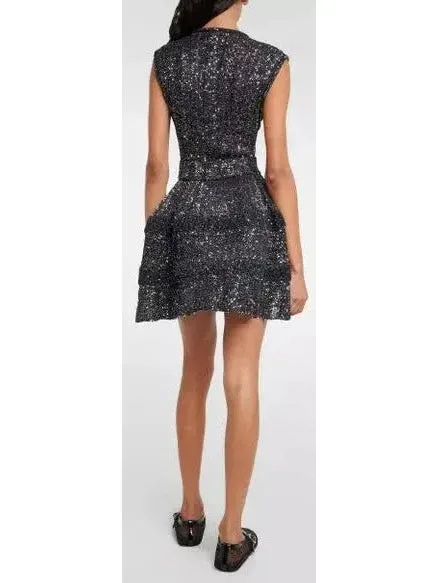 Women’s Archetypes Sequined Stretch-knit Crino Mini Dress